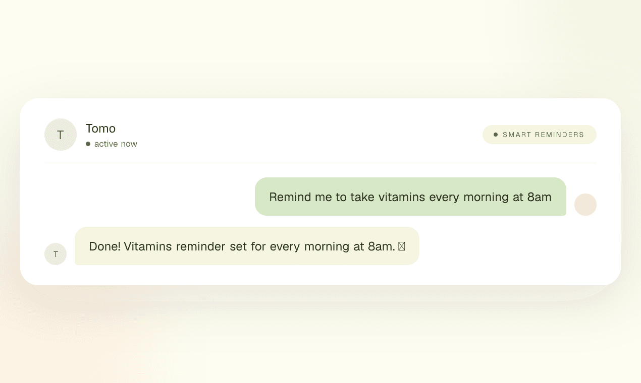 Smart reminders